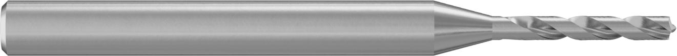 Genişletilmiş Şaftlı Karbür Matkap Ucu, TiN Kaplamalı, 1,4 mm Boyut