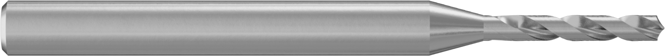 Genişletilmiş Şaftlı Karbür Matkap Ucu, TiN Kaplamalı, 1,5 mm Boyut