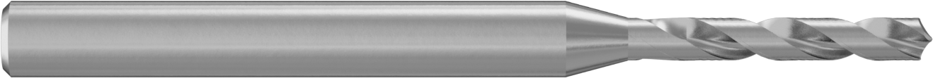 Genişletilmiş Şaftlı Karbür Matkap Ucu, TiN Kaplamalı, 1,8 mm Boyut