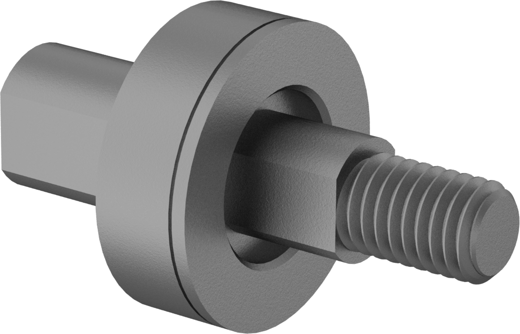 Steel Rod Alignment Coupler, 5 Degrees of Misalignment, 1/2"-13 Thread Size