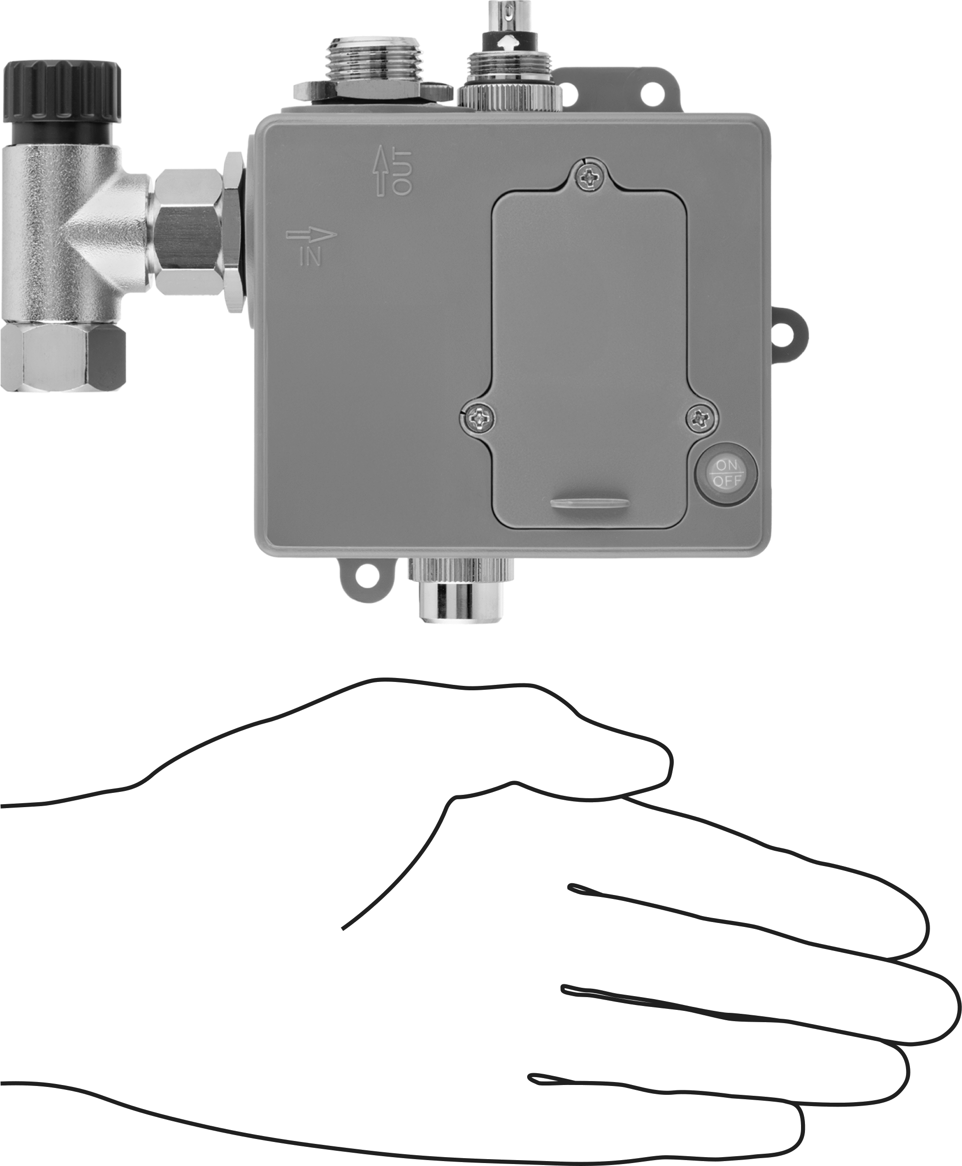 Dokunmatik Lavabo Musluğu Yedek Parçası, Model Numarası 016647-45 Kontrol Modülü ve Filtre Grubu