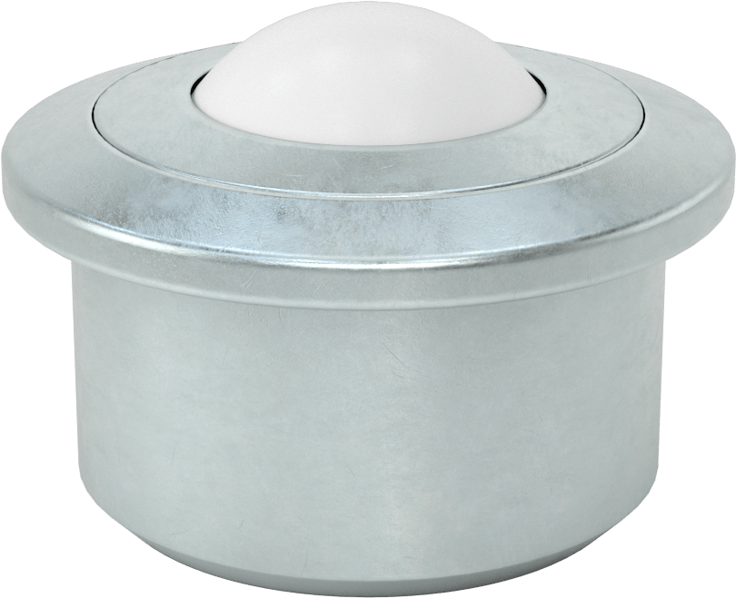 Presle Takma Bilyalı Aktarıcı, Ağır Hizmet Tipi, 1-3/4" Çaplı Naylon Top, Çinko Kaplı Çelik Muhafaza
