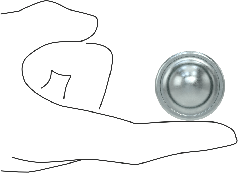 Presle Takma Bilyalı Aktarıcı, Çinko Kaplı Çelik Muhafaza, 5/8" Çaplı Çelik Bilye, 40 lbs. Kapasite