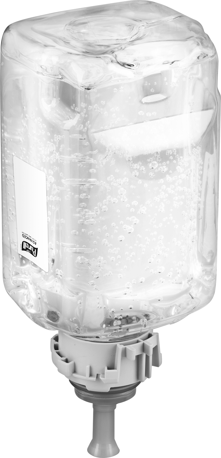 Purell El Dezenfektanı Kartuşu, 12" Yükseklikteki Dağıtıcı için, Sıvı, 40 FL. oz/1200 ml