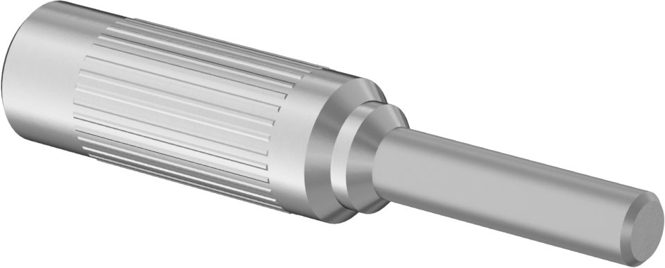 Presle Takılan Uzun Burunlu Yaylı Piston, 0,25 inç Gövde Çapı, 0,75 inç Gövde Uzunluğu, 0,3-1,1 lb. Burun Kuvveti