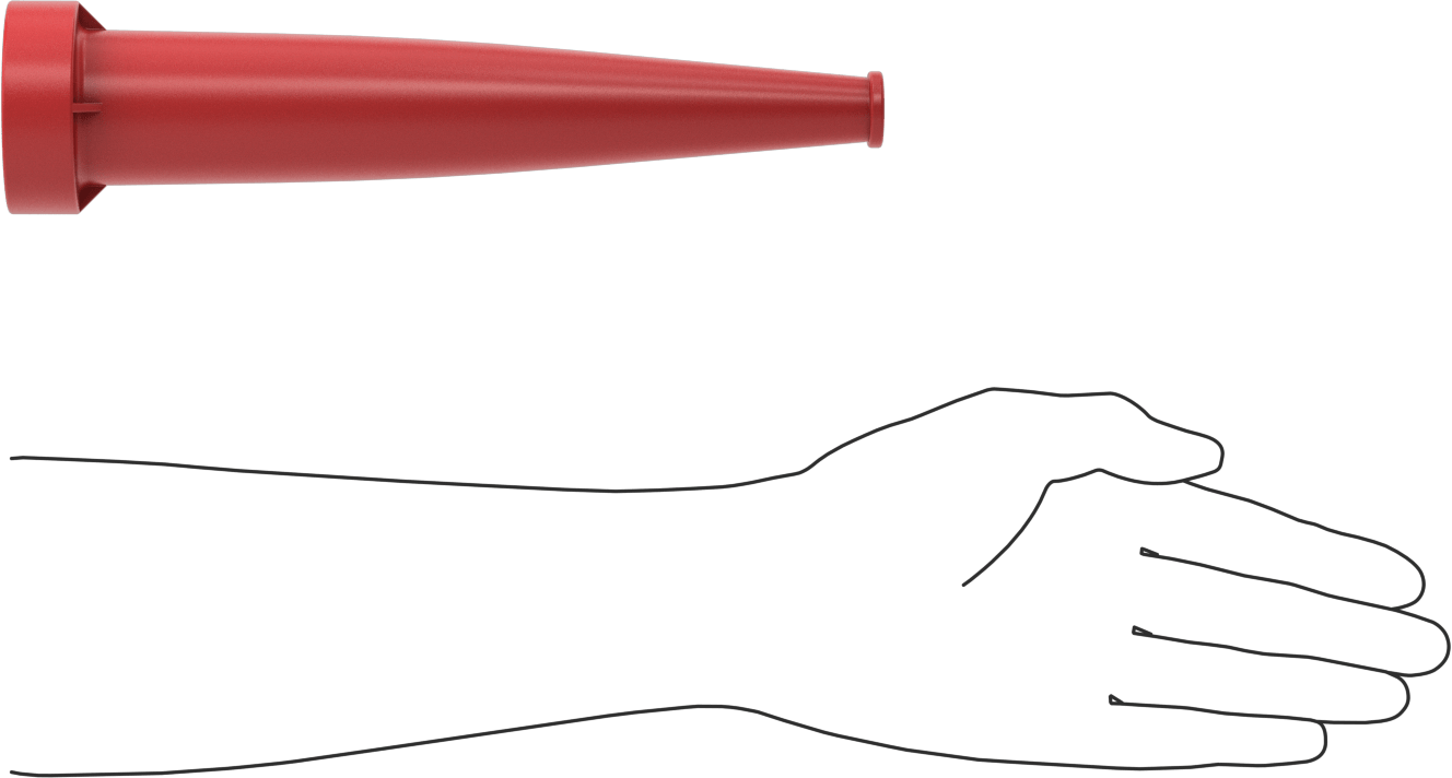 Yangın Söndürme Hortumu için Akış Nozulu, Hızlı Akış, Plastik, 1-1/2 NH/NST Dişi, 10" Uzunluk