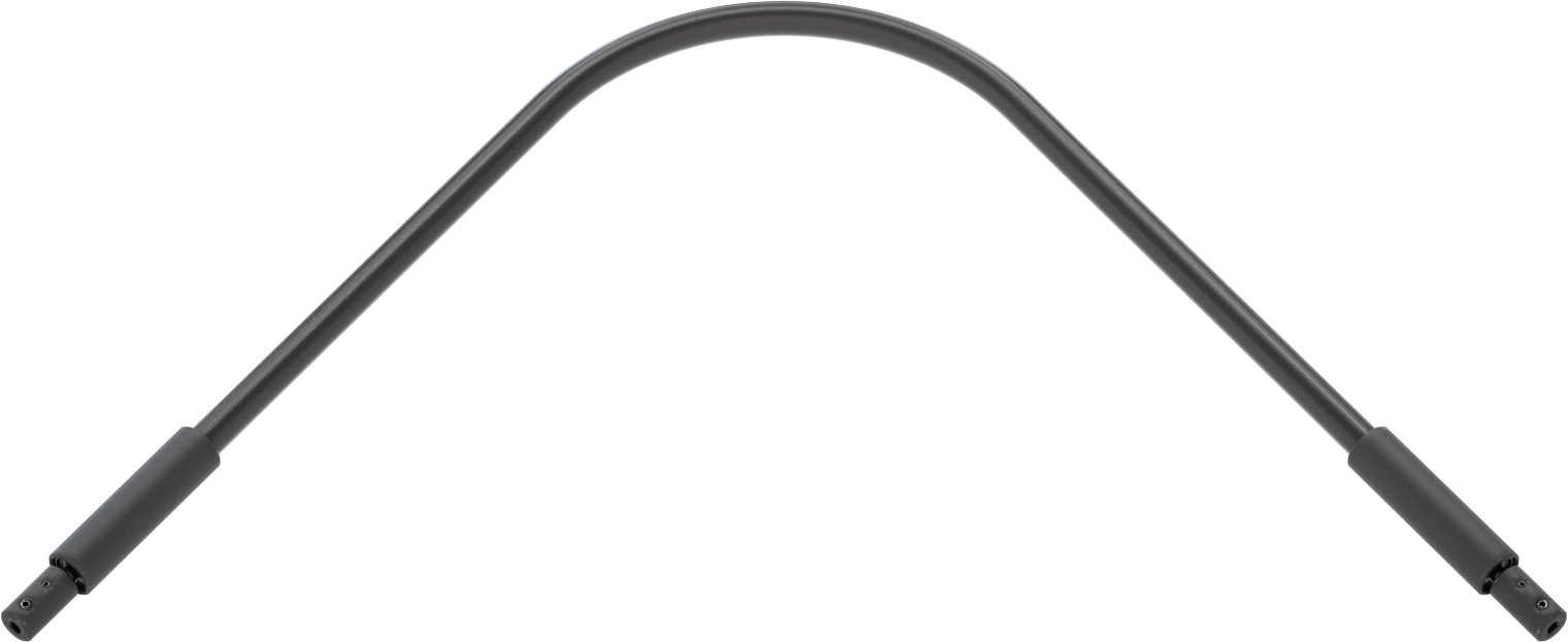 Dişli x Dişli Bağlantı Parçalı Ağır Hizmet Tipi Esnek Mil, Rulmanlar, 3 Fit Uzunluk, 1/4" Mil Çapı için, 19/32" OD
