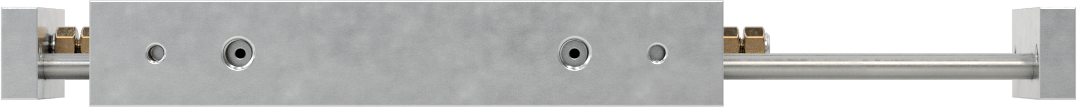 Çift Uçlu Hava Sürgüsü, 6 mm Delik Çapı, 37 mm Genişlik, 40 mm Strok Uzunluğu