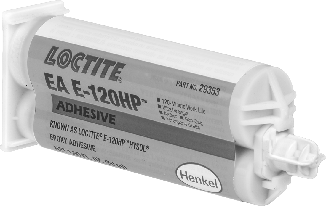 Yapısal Yapıştırıcı, Epoksi, Loctite® E-120hp, 1,69 FL. oz. Kartuş