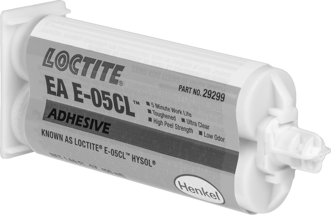 Yapısal Yapıştırıcı, Şeffaf Epoksi, Loctite® E-05CL, 1,69 FL.oz Kartuş