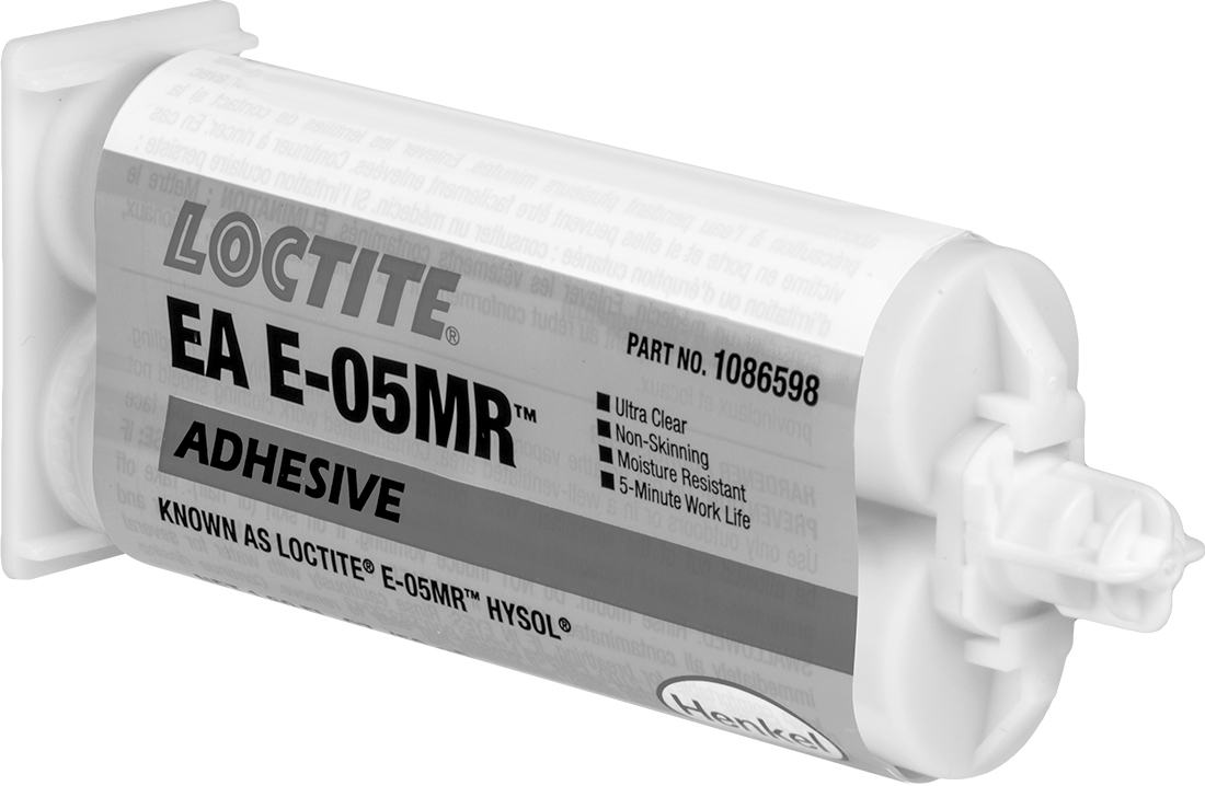 Yapısal Yapıştırıcı, Şeffaf Epoksi, Loctite® E-05mR, 1,69 FL.oz Kartuş