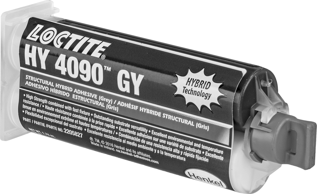 Yapısal Yapıştırıcı, Hızlı Kuruyan Epoksi, Loctite® Hy4090, 1.69 FL.oz., Gri