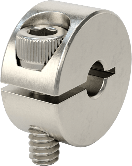 Kelepçeleme Mil Yaka, 1/8" Çap için, 303 Paslanmaz Çelik