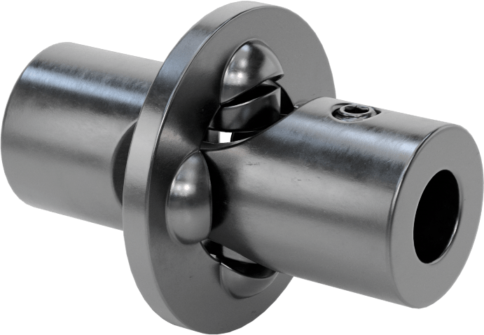 Hassas Tekli U-Eklem, Rulmanlı Mafsal, 303 Paslanmaz Çelik, 1/2“ Çap x 7/8” Derinlikte Mil için