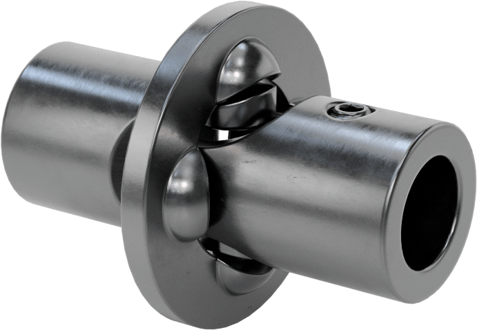 Hassas Tekli U-Eklem, Rulmanlı Mafsal, 303 Paslanmaz Çelik, 5/8“ Çap x 7/8” Derinlikli Mil için