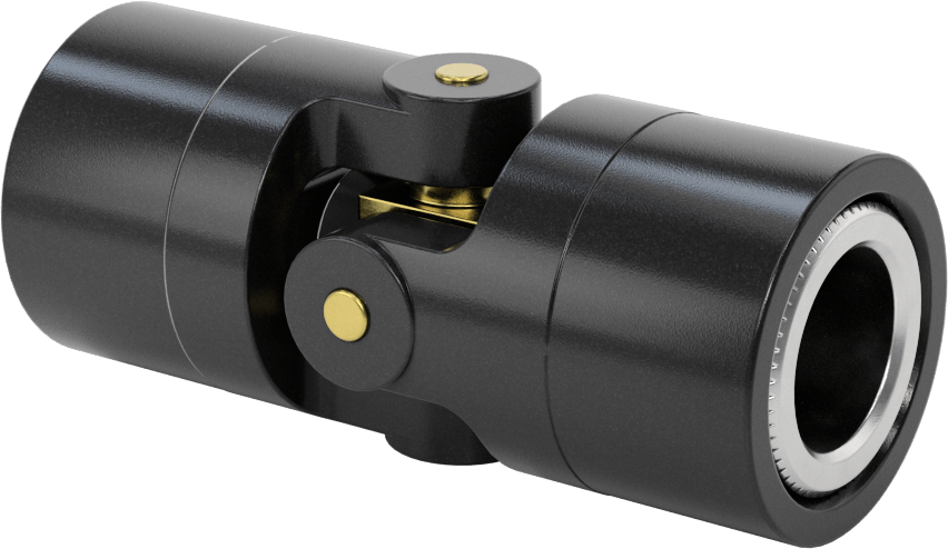 Hassas Tekli U-Eklem, Pim ve Blok Bağlantısı, 3/4“ Çap x 27/32” Derinlikli Şaft için