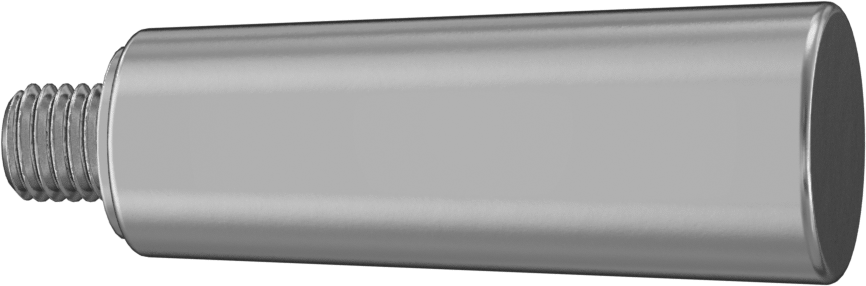 Dönen Tutamaçlı Alüminyum Konik Sap, M12 x 1,75 mm Dişli Saplama, 72 mm Uzunluk