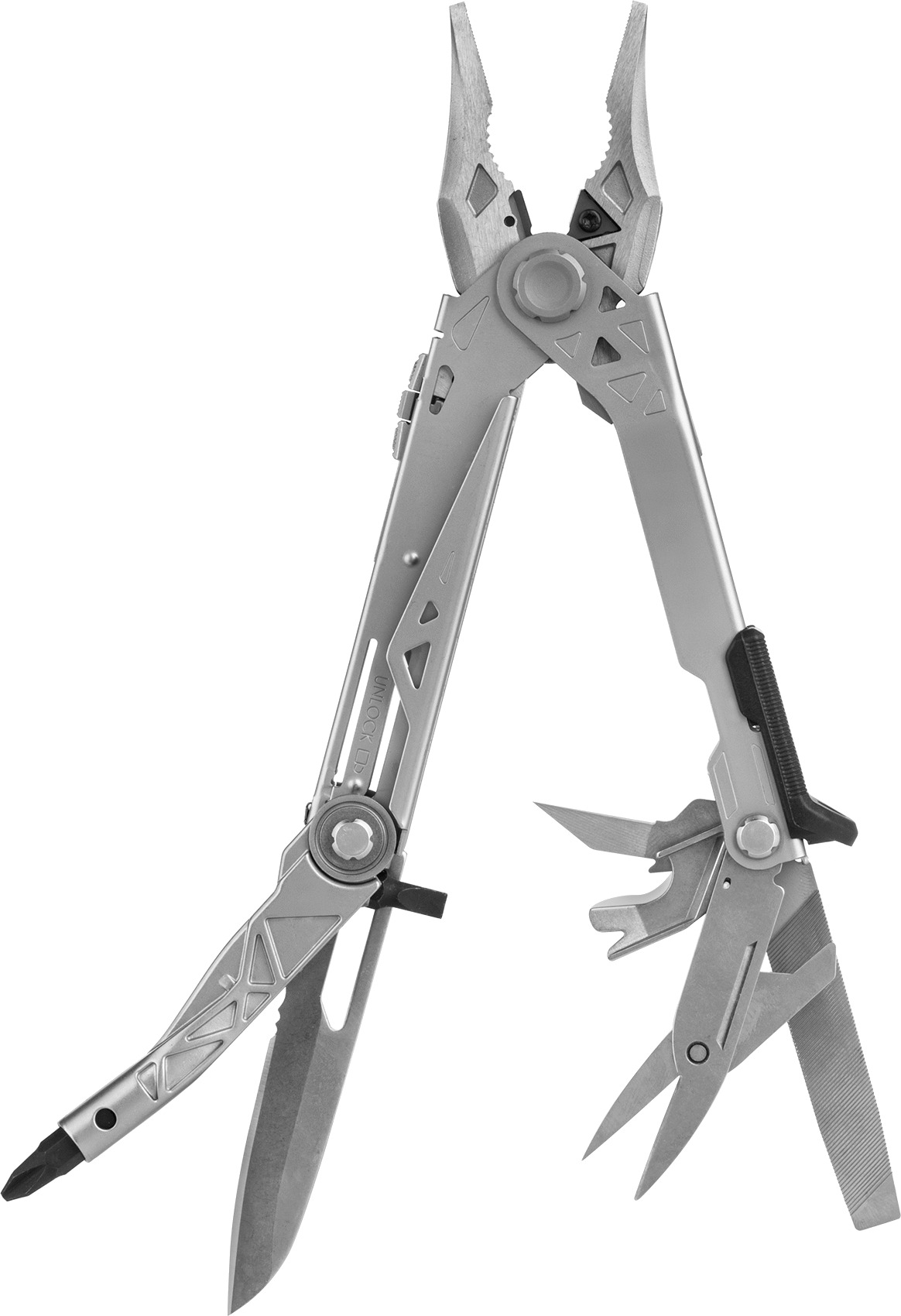 Shown Open with Pliers