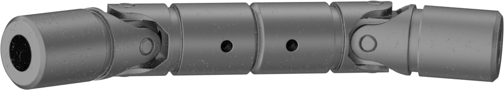 Çift U-Eklem, 3/8“ Çap x 7/8” Derinlikte Mil için