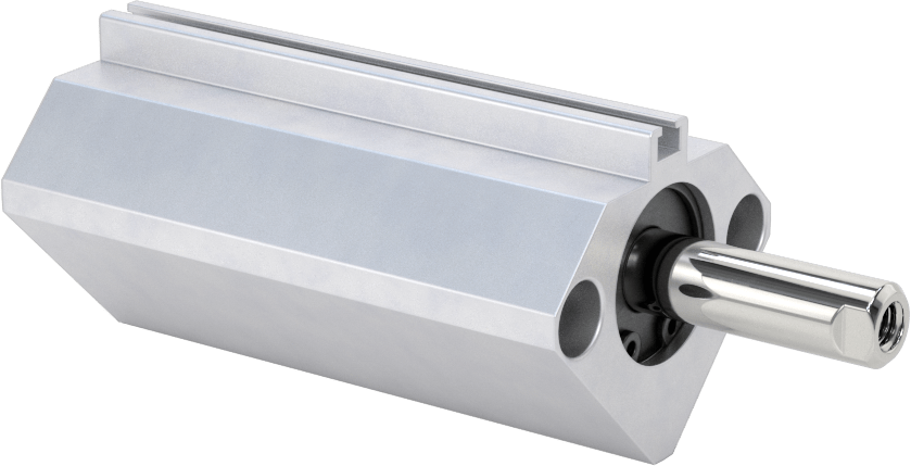 Çift Uçlu Kompakt Hidrolik Silindirler, 3/4" Delik Çapı, 1" Strok Uzunluğu
