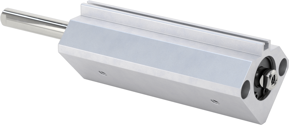 Çift Uçlu Kompakt Hidrolik Silindirler, 3/4" Delik Çapı, 2" Strok Uzunluğu