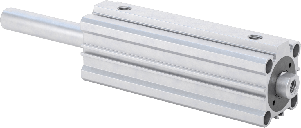 Çift Uçlu Kompakt Hidrolik Silindirler, 1-1/4" Delik Çapı, 3" Strok Uzunluğu