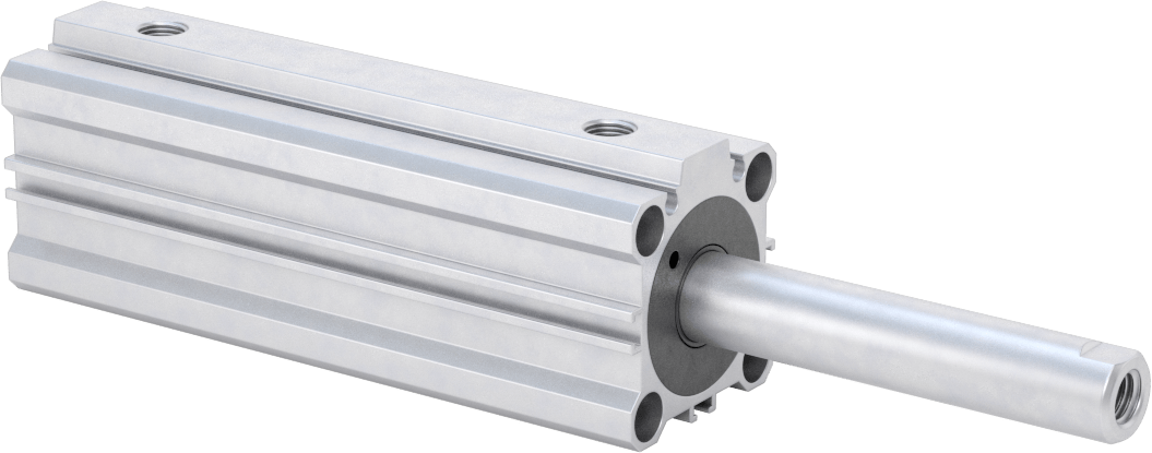Çift Uçlu Kompakt Hidrolik Silindirler, 1-1/4" Delik Çapı, 3" Strok Uzunluğu