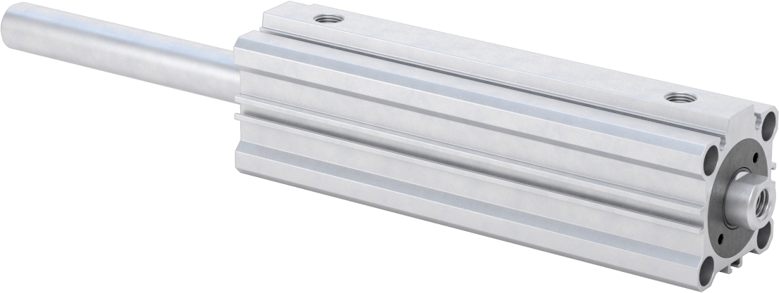 Çift Uçlu Kompakt Hidrolik Silindirler, 1-1/4" Delik Çapı, 4" Strok Uzunluğu