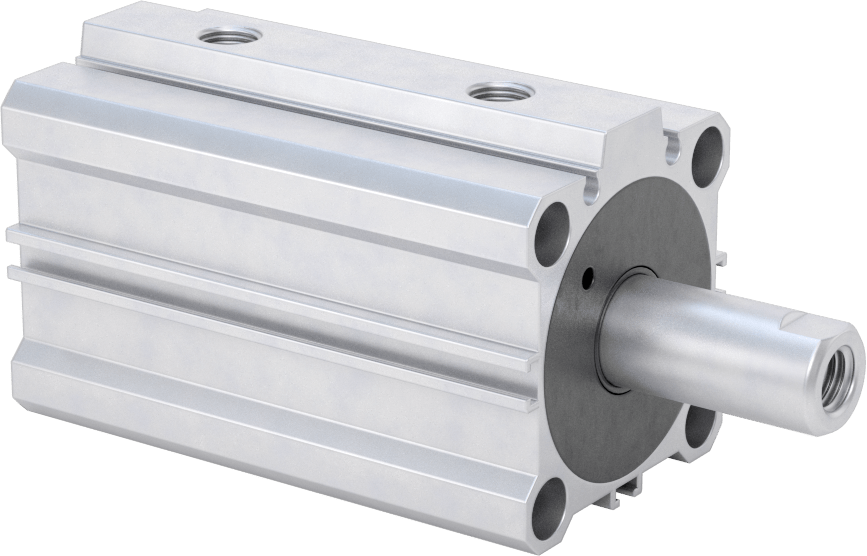 Çift Uçlu Kompakt Hidrolik Silindirler, 1-1/2" Delik Çapı, 1" Strok Uzunluğu