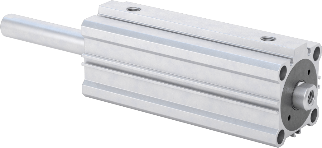 Çift Uçlu Kompakt Hidrolik Silindirler, 1-1/2" Delik Çapı, 3" Strok Uzunluğu