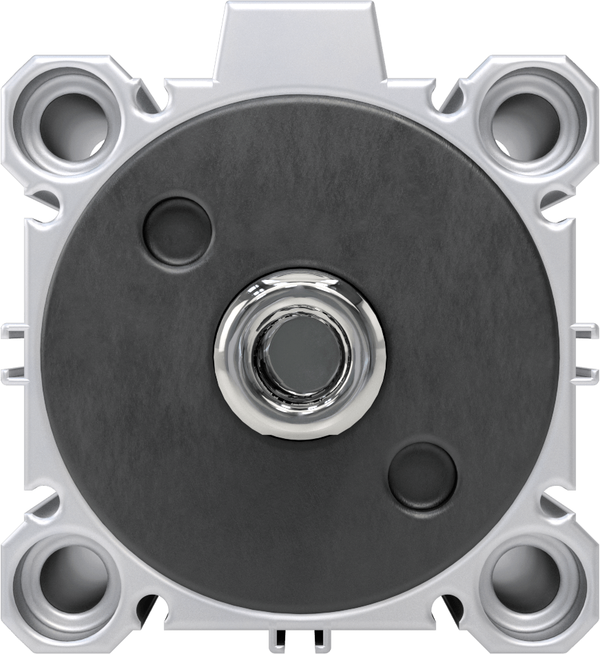 Çift Uçlu Kompakt Hidrolik Silindirler, 2-1/2" Delik Çapı, 1" Strok Uzunluğu