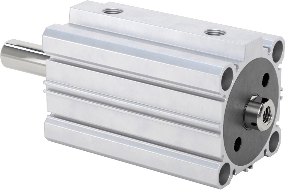 Çift Uçlu Kompakt Hidrolik Silindirler, 2-1/2" Delik Çapı, 2" Strok Uzunluğu