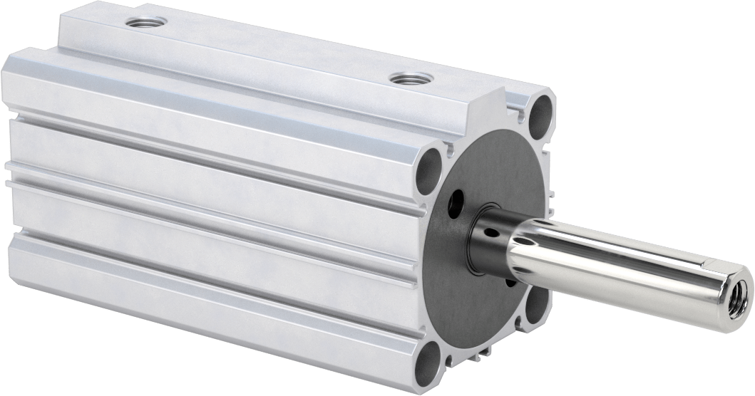 Çift Uçlu Kompakt Hidrolik Silindirler, 2-1/2" Delik Çapı, 3" Strok Uzunluğu