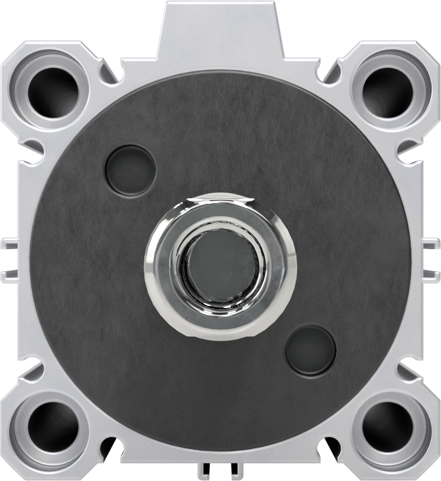 Çift Uçlu Kompakt Hidrolik Silindirler, 2-1/2" Delik Çapı, 4" Strok Uzunluğu