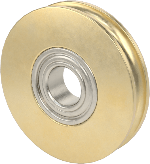 Avara Kasnağı, 1/8" Çaplı Yuvarlak Kayış için, 1" OD