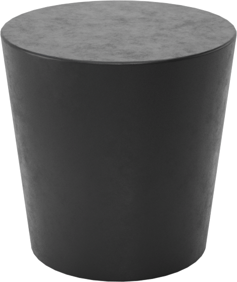 Kimyasal Dirençli EPDM Konik Tapa, 51/64“ ila 15/16” İç Çap için