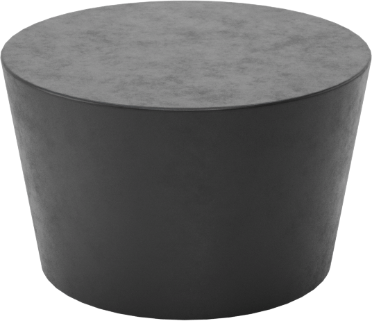 Kimyasal Dirençli EPDM Konik Tapa, 1-21/64“ ila 1-35/64” iç çap için