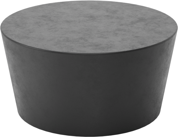 Kimyasal Dirençli EPDM Konik Tapa, 2-15/32“ ila 2-57/64” İç Çap için