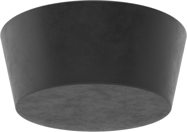 Kimyasal Dirençli EPDM Konik Tapa, 5-3/64“ ila 6-1/16” İç Çap için