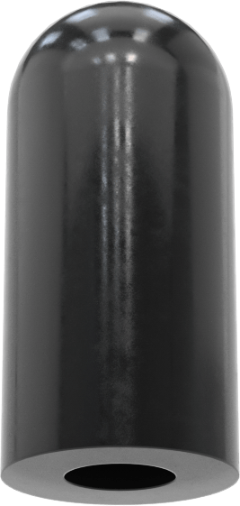 1/8" Dış Çap için Kimyasallara Dayanıklı EPDM Kapaklar, 1/2" İç Yükseklik