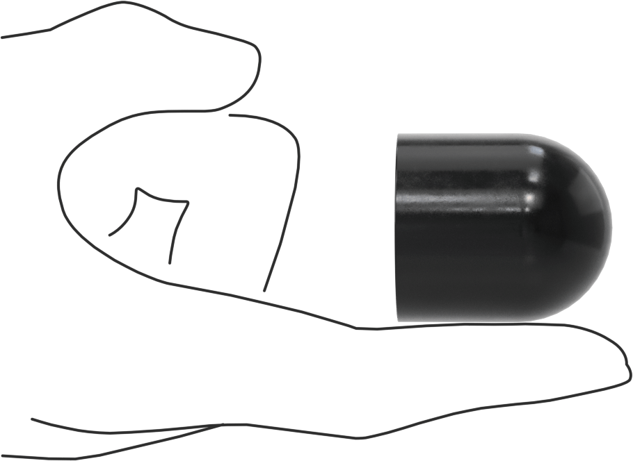 1-1/4" Dış Çap için Kimyasal Dirençli EPDM Yuvarlak Kapaklar