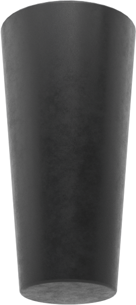 Kimyasal Dirençli EPDM Konik Tapa, 17/64“ ila 5/16” iç çap için