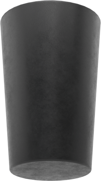 Kimyasal Dirençli EPDM Konik Tapa, 33/64“ ila 19/32” iç çap için