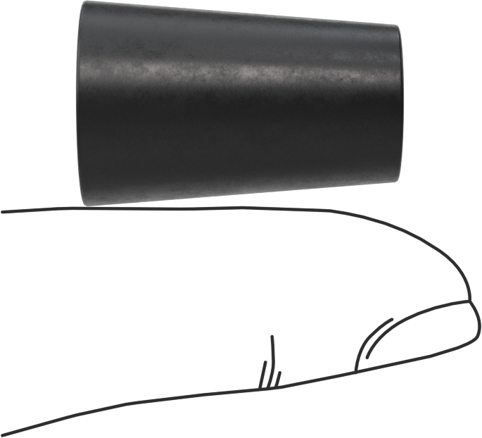 Kimyasal Dirençli EPDM Konik Tapa, 33/64“ ila 19/32” iç çap için