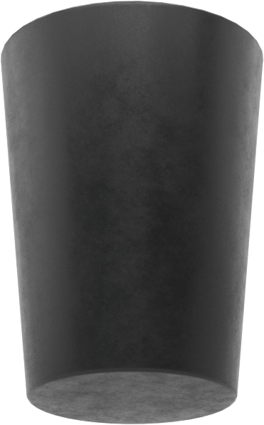 Kimyasal Dirençli EPDM Konik Tapa, 37/64“ ila 11/16” İç Çap için