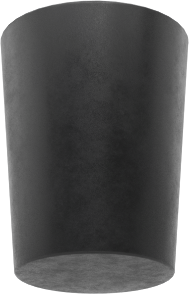 Kimyasal Dirençli EPDM Konik Tapa, 41/64“ ila 23/32” İç Çap için