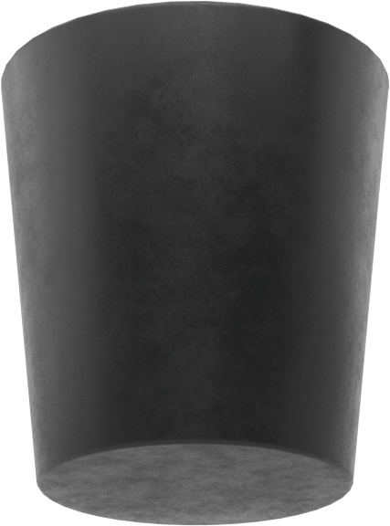 Kimyasal Dirençli EPDM Konik Tapa, 47/64“ ila 7/8” İç Çap için