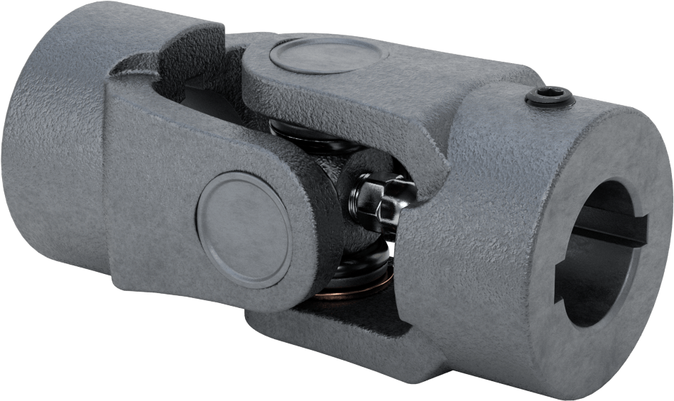 Yüksek Torklu Tekli U-Eklem, Demir, 1-1/8“ Çap x 1-5/32” Derinlikli Mil için