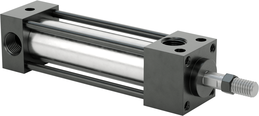 Bağlantı Çubuğu Hava Silindiri, Çift Etkili, Sensör Hazır, 3/4" Delik, 1-1/2" Strok