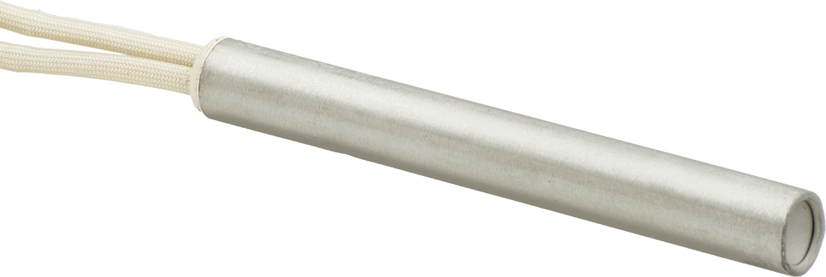 Standart Tel Kaplamalı Takma Isıtıcı, 1/4" Delik için, 120V AC, 1-1/2" Uzunlukta Isıtma Elemanı, 50W